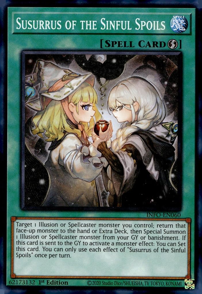 Amazon.com: Susurrus of The Sinful Spoils - INFO-EN060 - Super Rare - 1st  Edition : Toys & Games