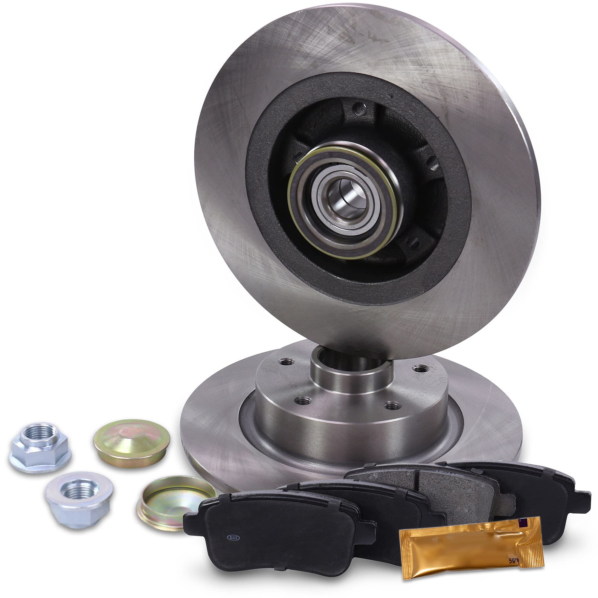 BESTPRICE BESTPRICE Bremsenset Hinterachse inkl. Bremsscheiben Ø 274 mm Voll + Bremsbeläge hinten, Kompatibel mit RENAULT GRAND SCÉNIC III (JZ0/1_)