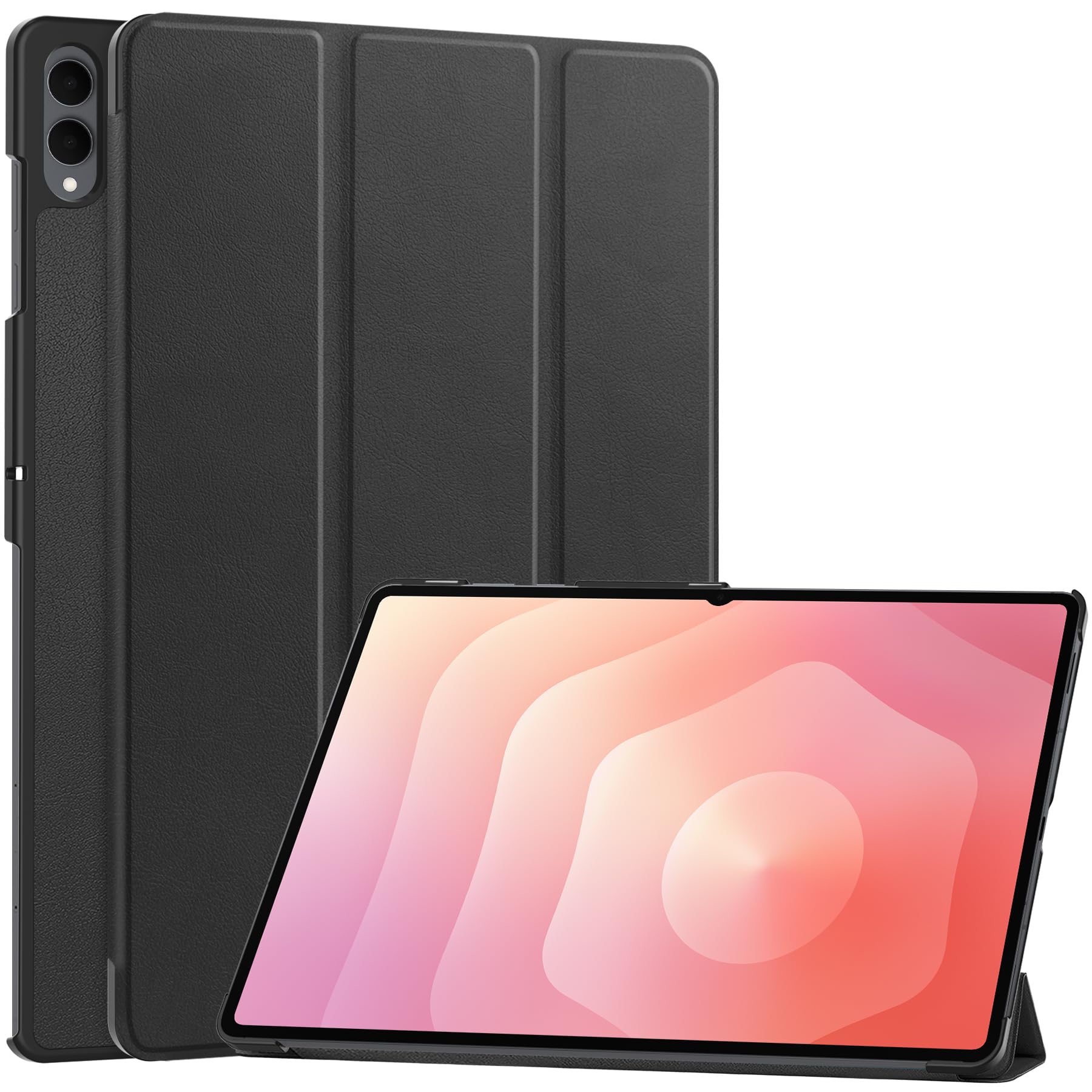 Fitudoos Hülle Kompatibel mit Samsung Galaxy Tab S11 Ultra 14.6 Pouce - Ultra Dünn mit Standfunktion Slim Smart Schutzhülle,mit Automatischer Schlaf-/Wachmodus–Schwarz