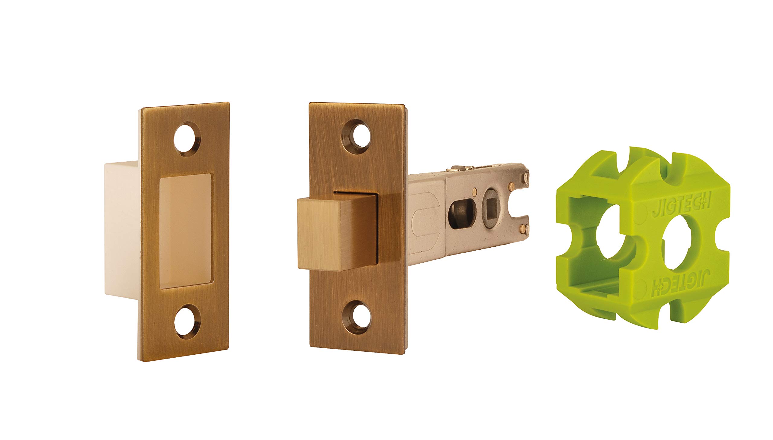 Jigtech Antique Brass Anb 57Mm Rectangular Bathroom Bolt