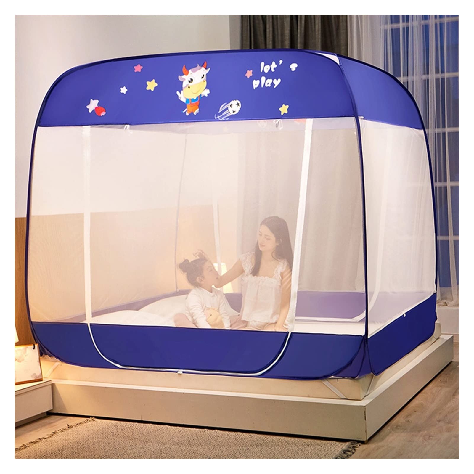 Moustiquaire pop up OKUOKA pliable avec fond hermétique C