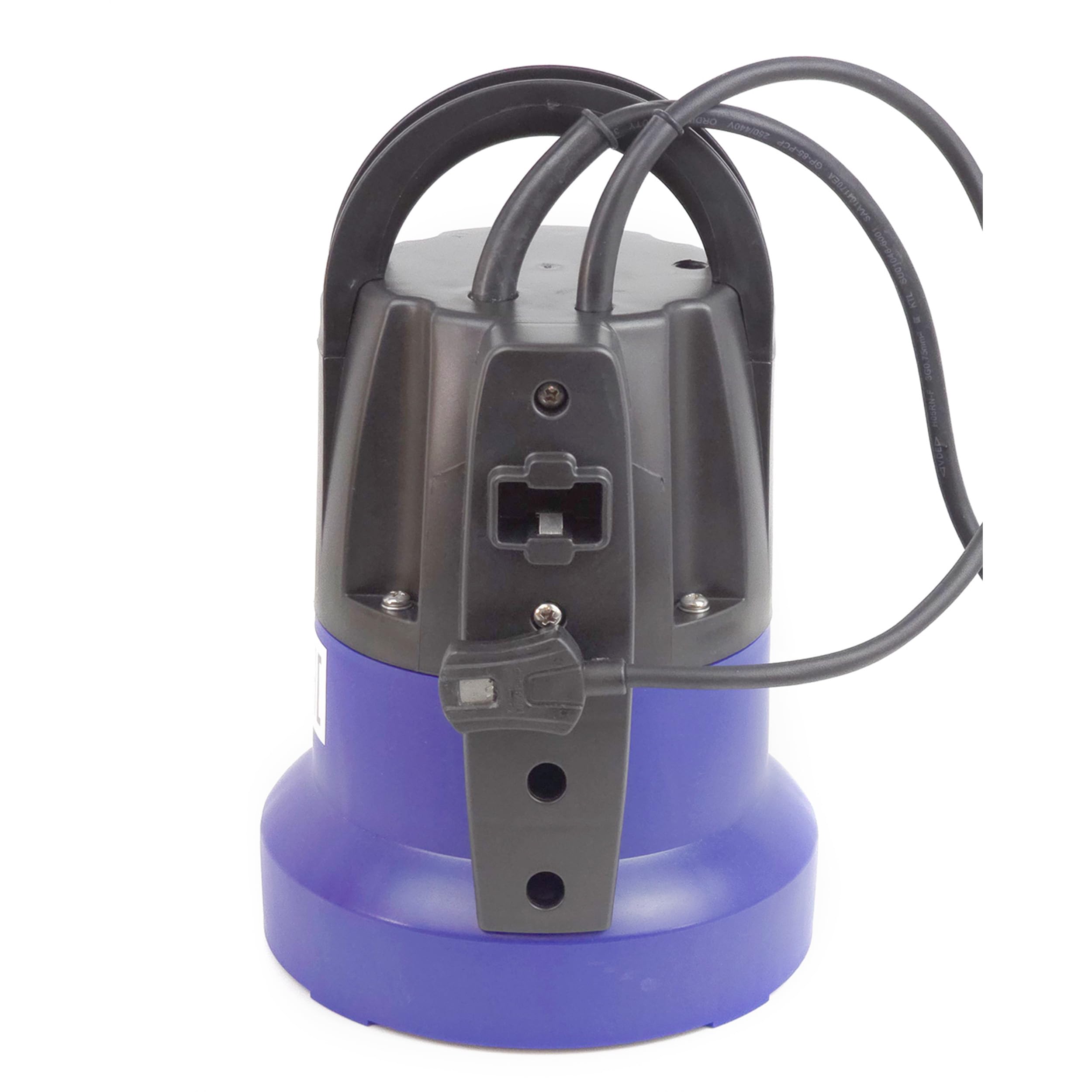 Bomba de drenaje sumergible Ampika DP4511 con flotador electrónico (capacidad de 120 l/min, profundidad máx. de inversión 7m), bombeo hasta 1...3 mm del suelo