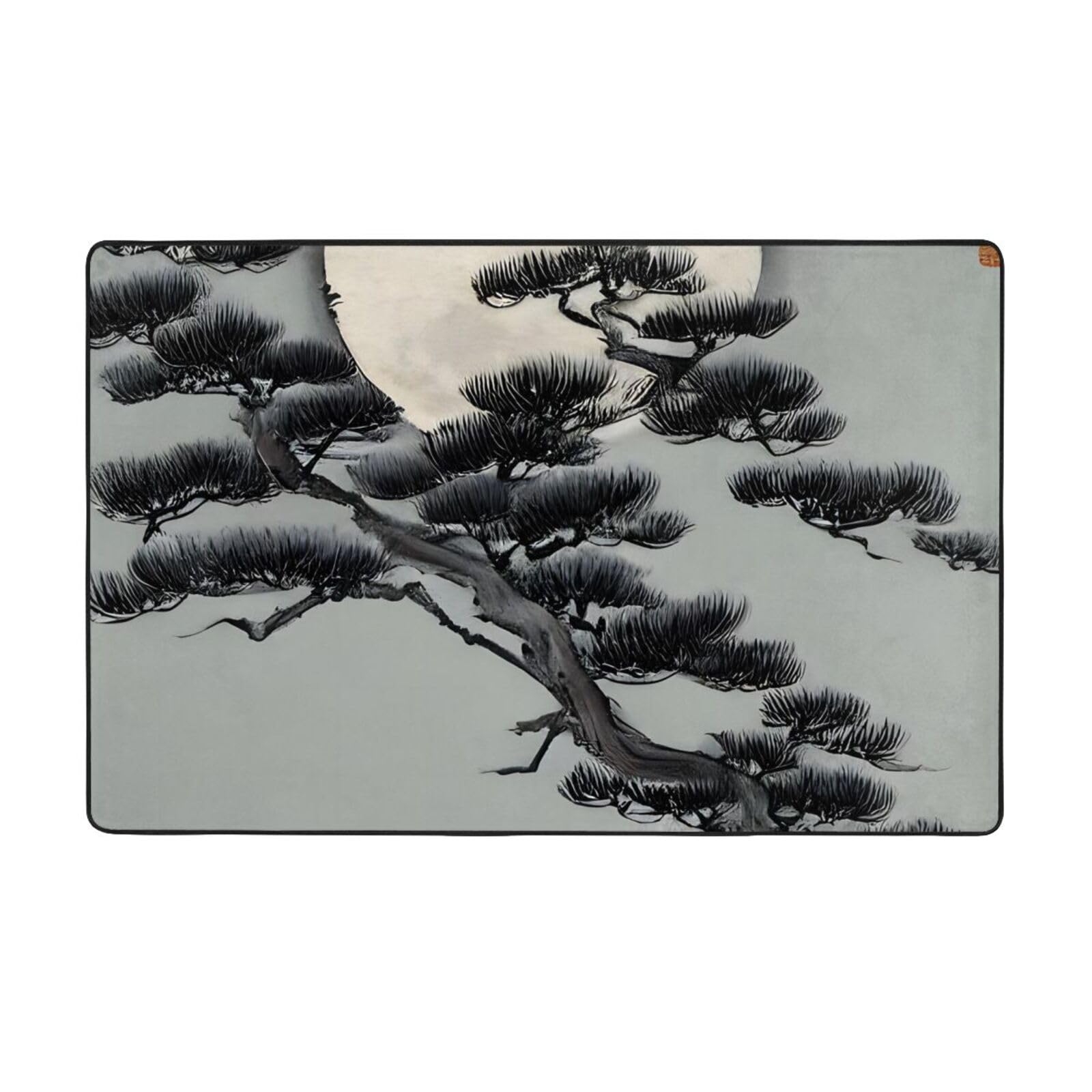 Tapis sapin sous la lune idéal pour réchauffer le sol de la chambre