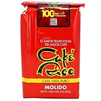 Vista 3 de Café Rico Ground Regular Puerto Rican Coffee, bolsa de 8 onzas (paquete de 1)