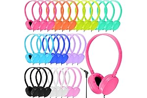 Class Headphones For Kids Bulk 3.5mm Jack For HD Sound