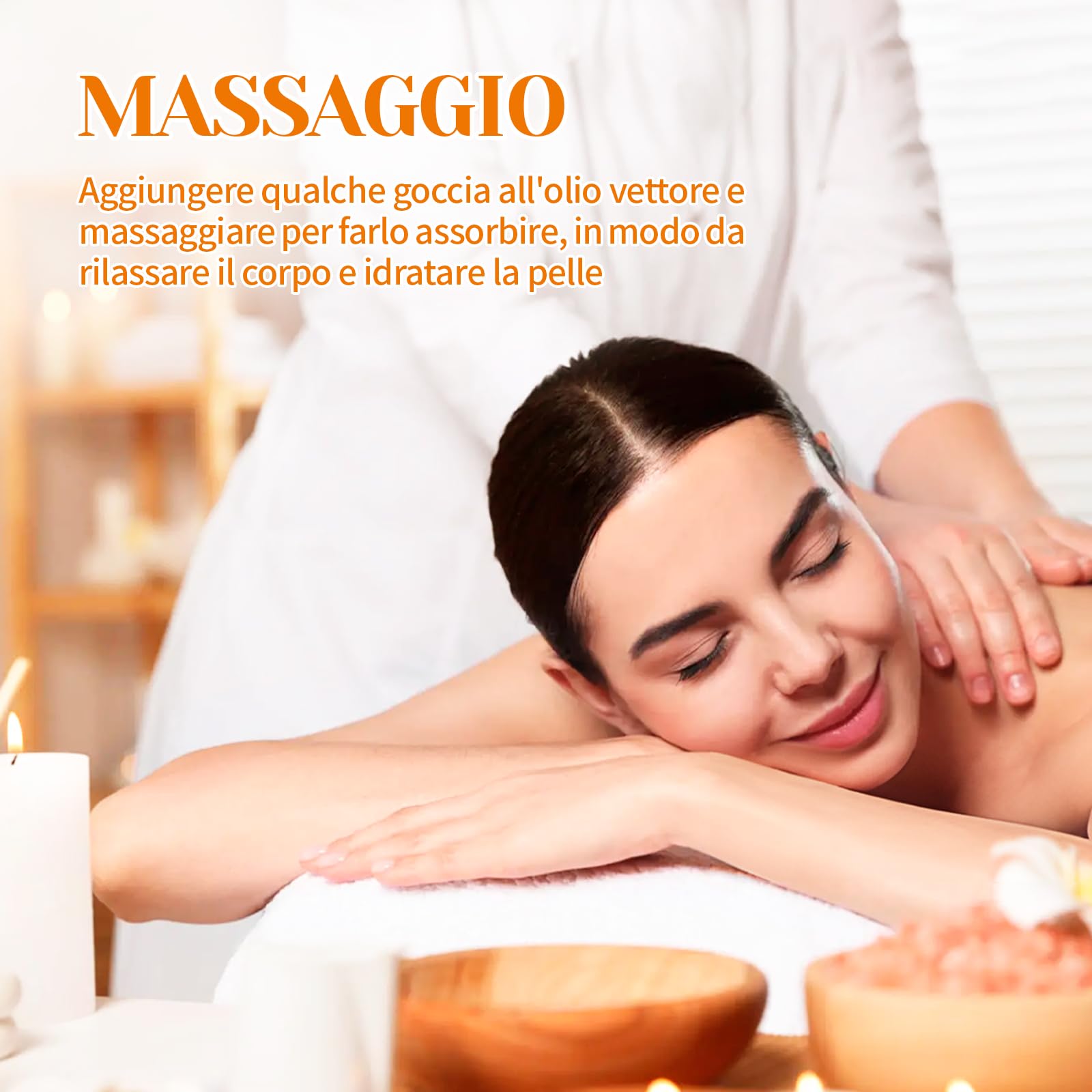 EVOKE OCCU Olio Essenziale Arancia Dolce 118ml, per Diffusore, Aromaterapia, Massaggio, Relax, Pulizia e Cura Della Pelle