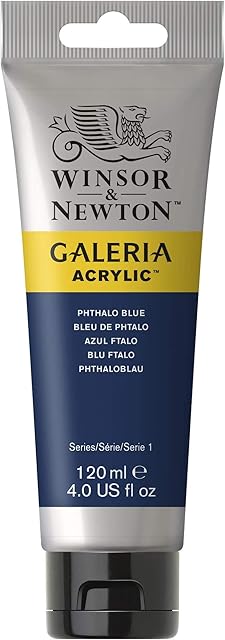 Winsor & Newton Galeria Acrylic, Phthalo blue, 120 ml - Acrylfarbe