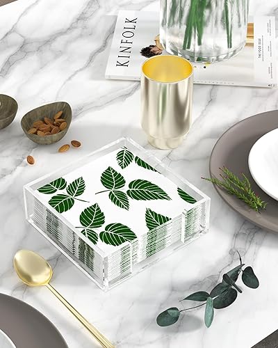 Vista 6 de MaxGear Servilletero de Acrílico para Mesa, Soporte Transparente para Toallas de Invitados, Organizador de Servilletas de Papel para Buffet