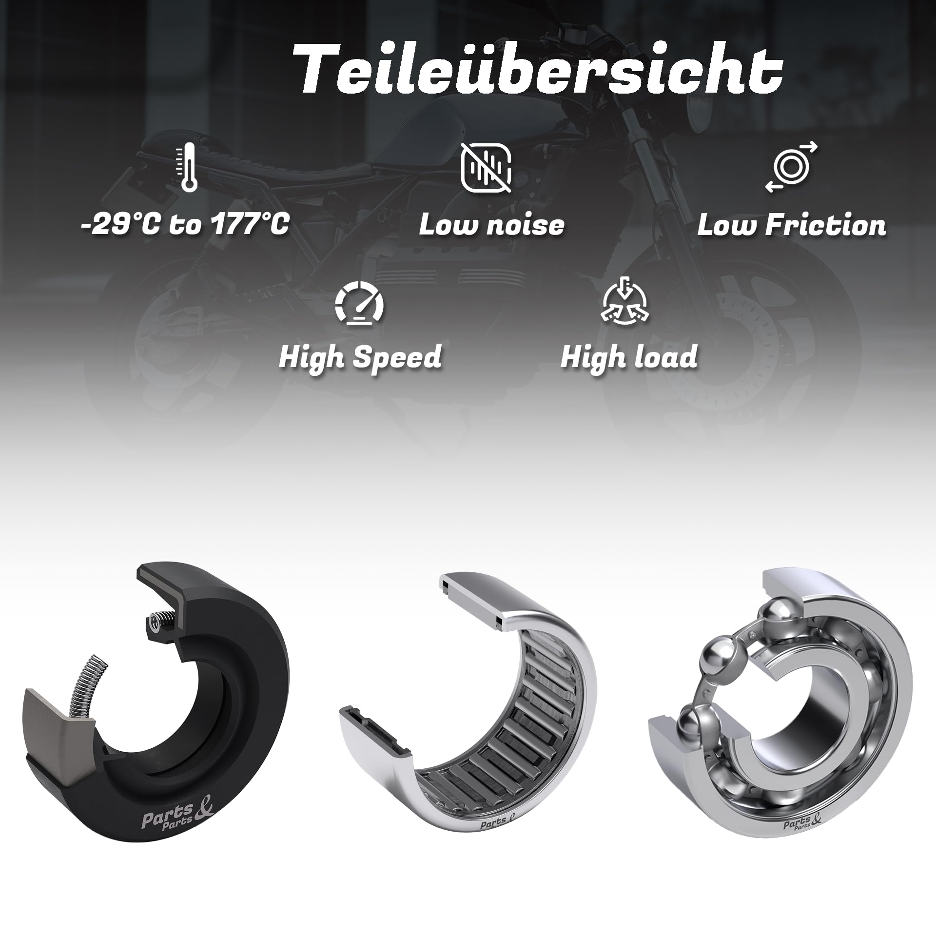 Rodamientos traseros para Yamaha FZ6-NAHG-FZ6 FZ6-NHG FZ6-NHG-FZ6 FZ6-S-FZ6-SS-FZ6 FZ6-SHG
