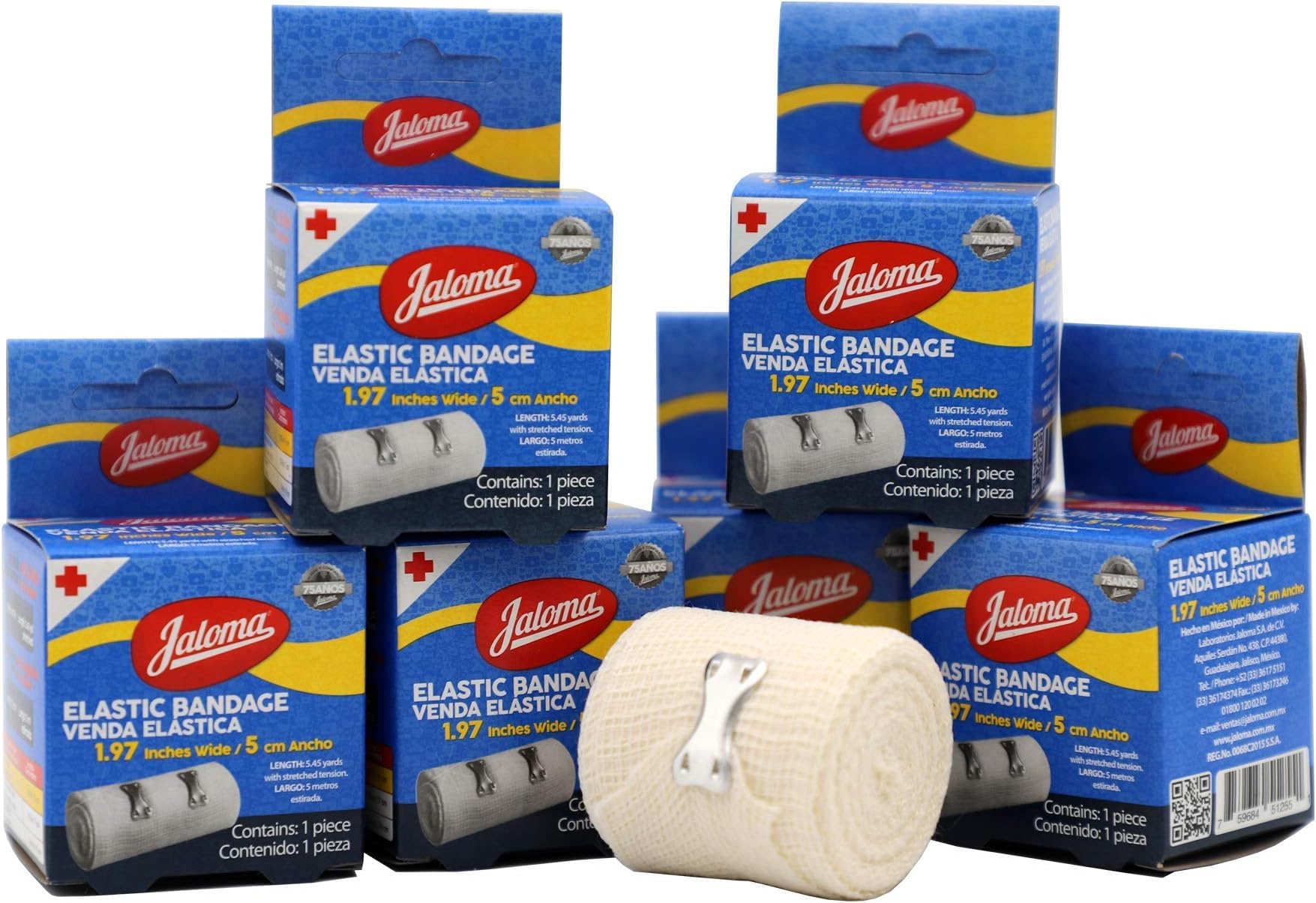 Jaloma Elastic Bandage Wrap, 6 Pack, 1.97 Inches — Amazon image 7
