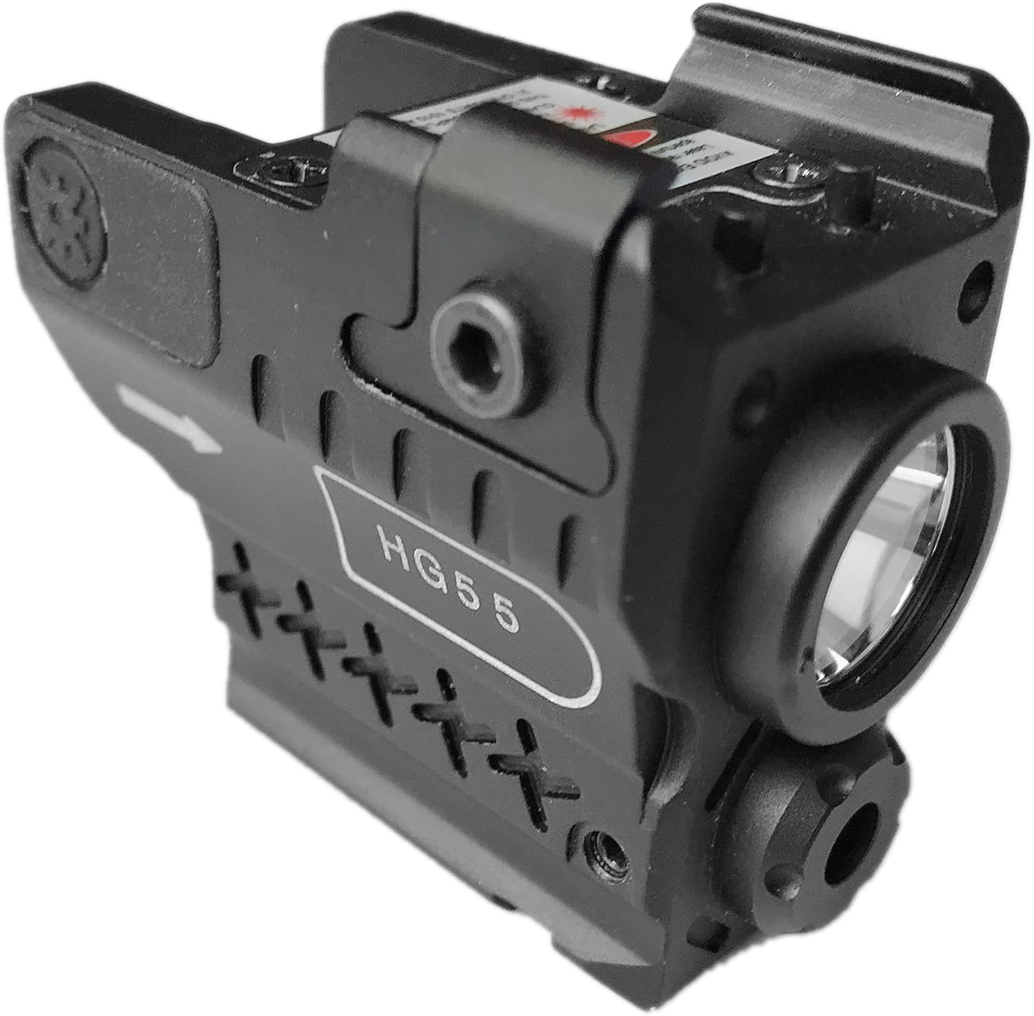 Ade Advanced Optics HG55 Strobe CLASS IIIa Laser Flashlight Combo Sight for Pistol Handgun, Green
