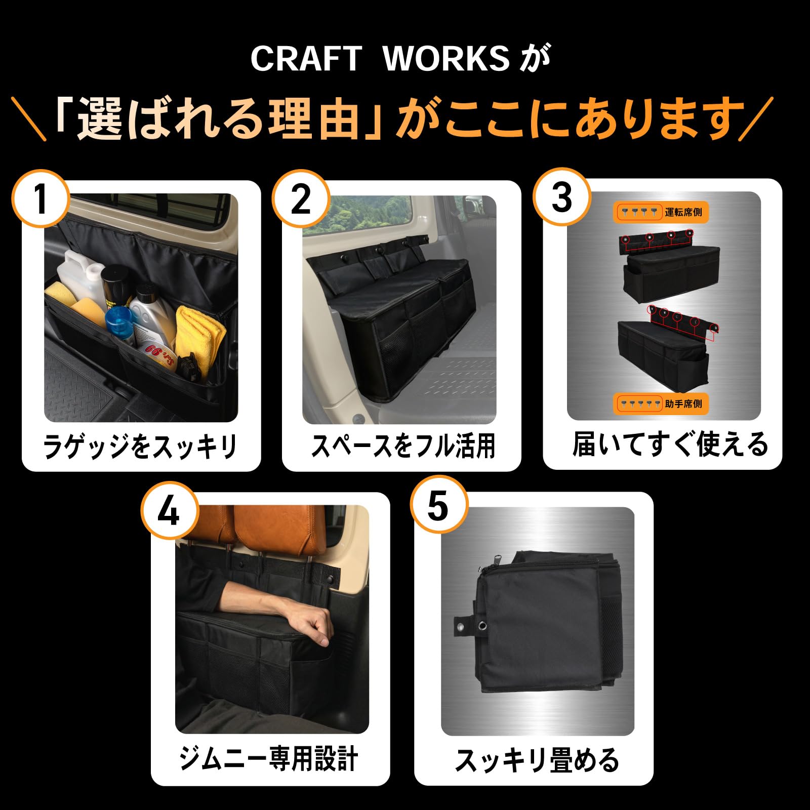 Amazon | クラフトワークス ジムニー ジムニーシエラ JB64 JB74 W リア