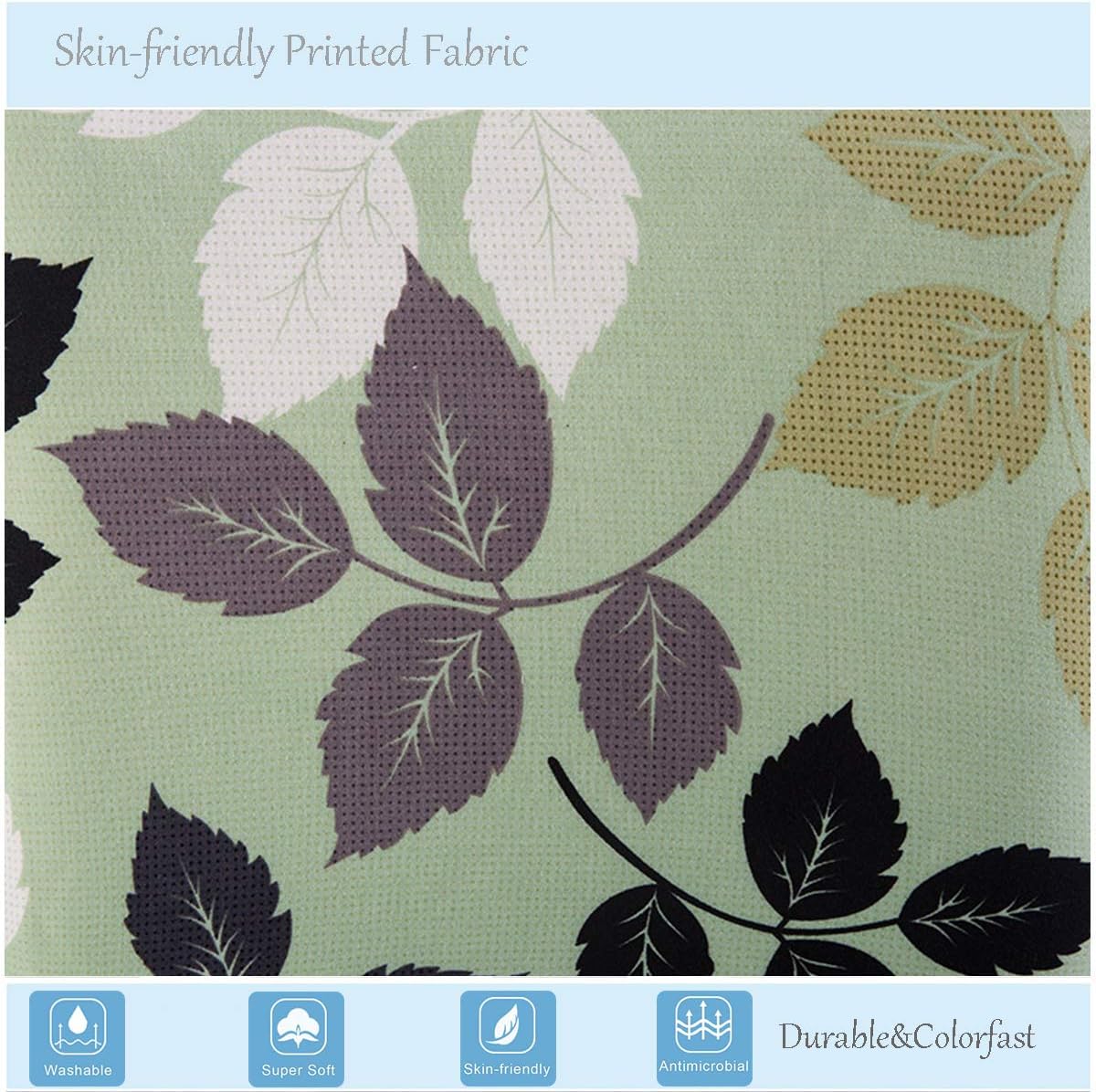 KELUINA Printing Fabric Stretch XL Chair Covers for Dining Chairs 2/4/6 Pcs Elastic Large Chair Slipcover for Dining Room Wedding Banquet Party Decoration (Green-1,6 Pack) - Image 3