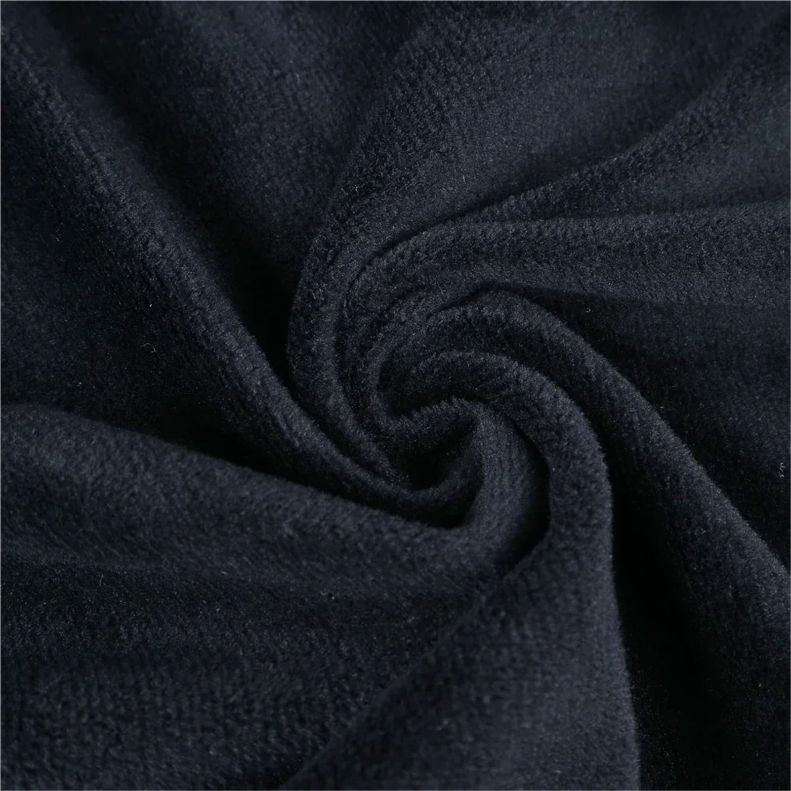 Matelas en Mousse à Mémoire de Forme pour Salon de Beauté, Noir, 180x60x18/13cm, Velours, Lavable