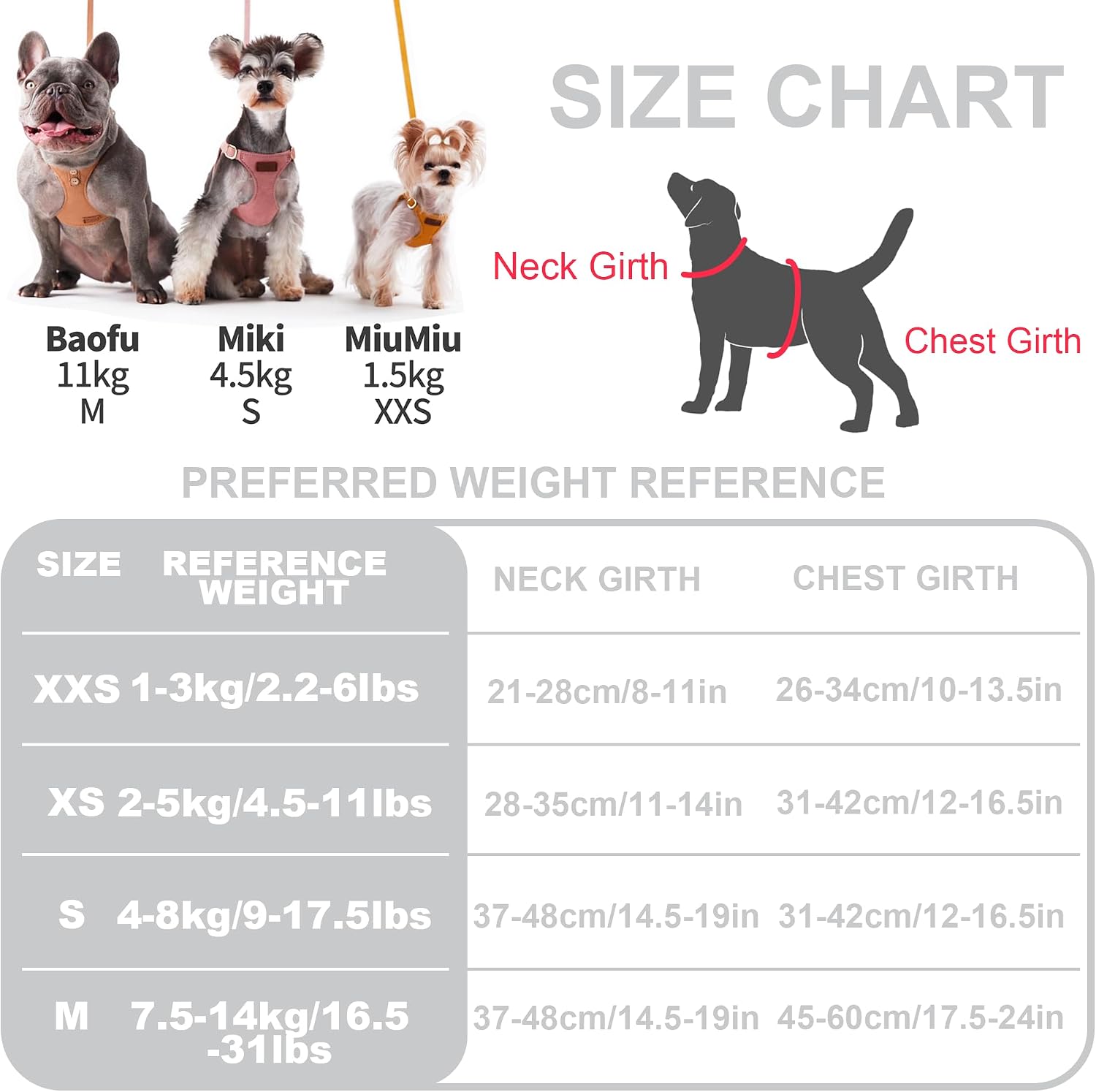 Puppytie No Pull xs Dog Harness with Multifunction Dog Leash,Soft Adjustable No Choke Escape Proof Pet Harness Vest,Denim Gray,XXS
