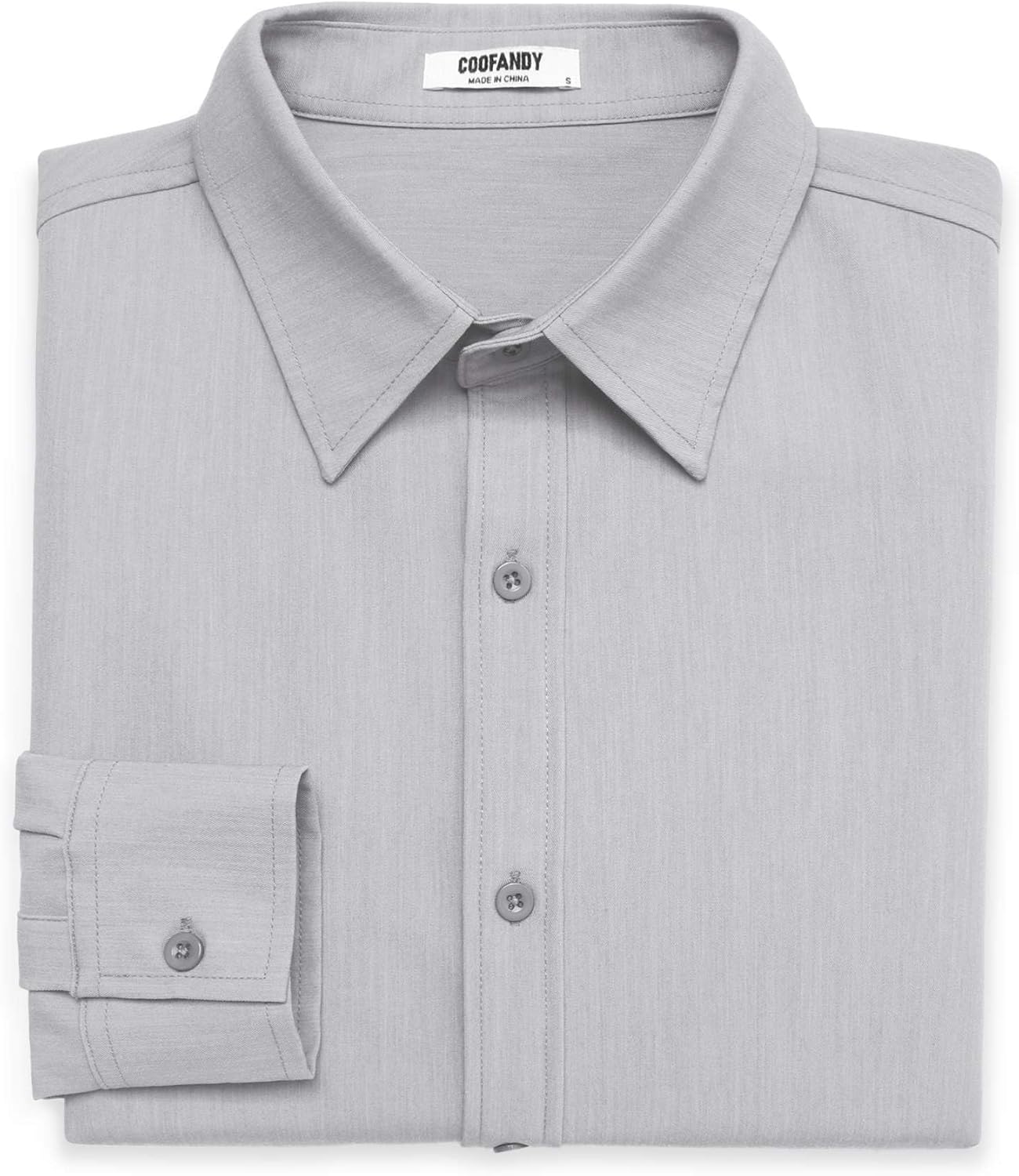 COOFANDY Men's Casual Button Down Long Sleeve Untucked Denim Dress Shirt - Image 7