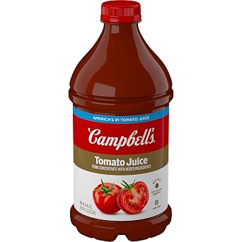 Campbells 100% Tomato Juice, 46 fl oz Bottle