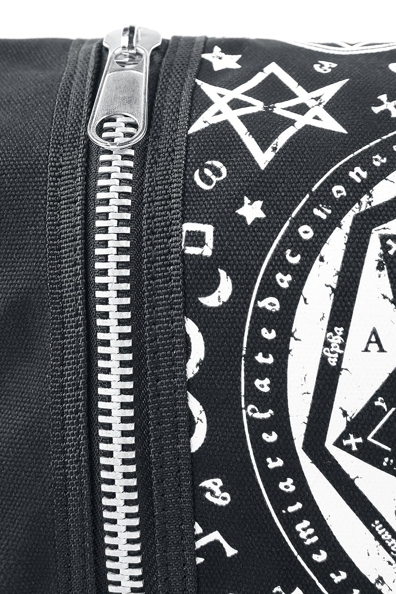 Banned Alternative Pentagram Unisex Umhängetasche schwarz