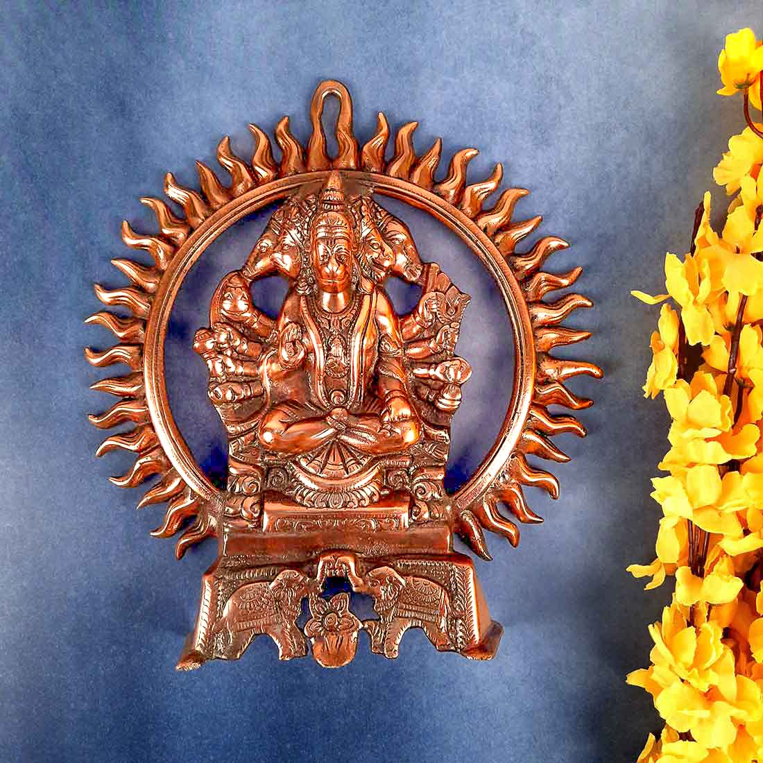 Panchmukhi Hanuman Wall Hanging - Religious Decor -6
