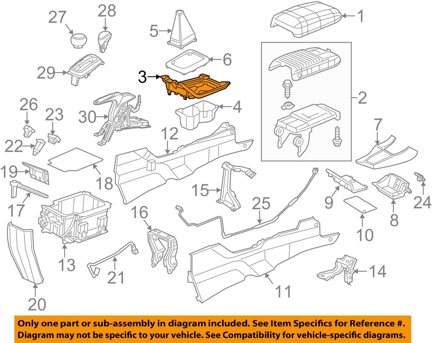 Amazon.com: Honda Genuine 77236-TR6-C01ZA Cup Holder Panel Assembly ...