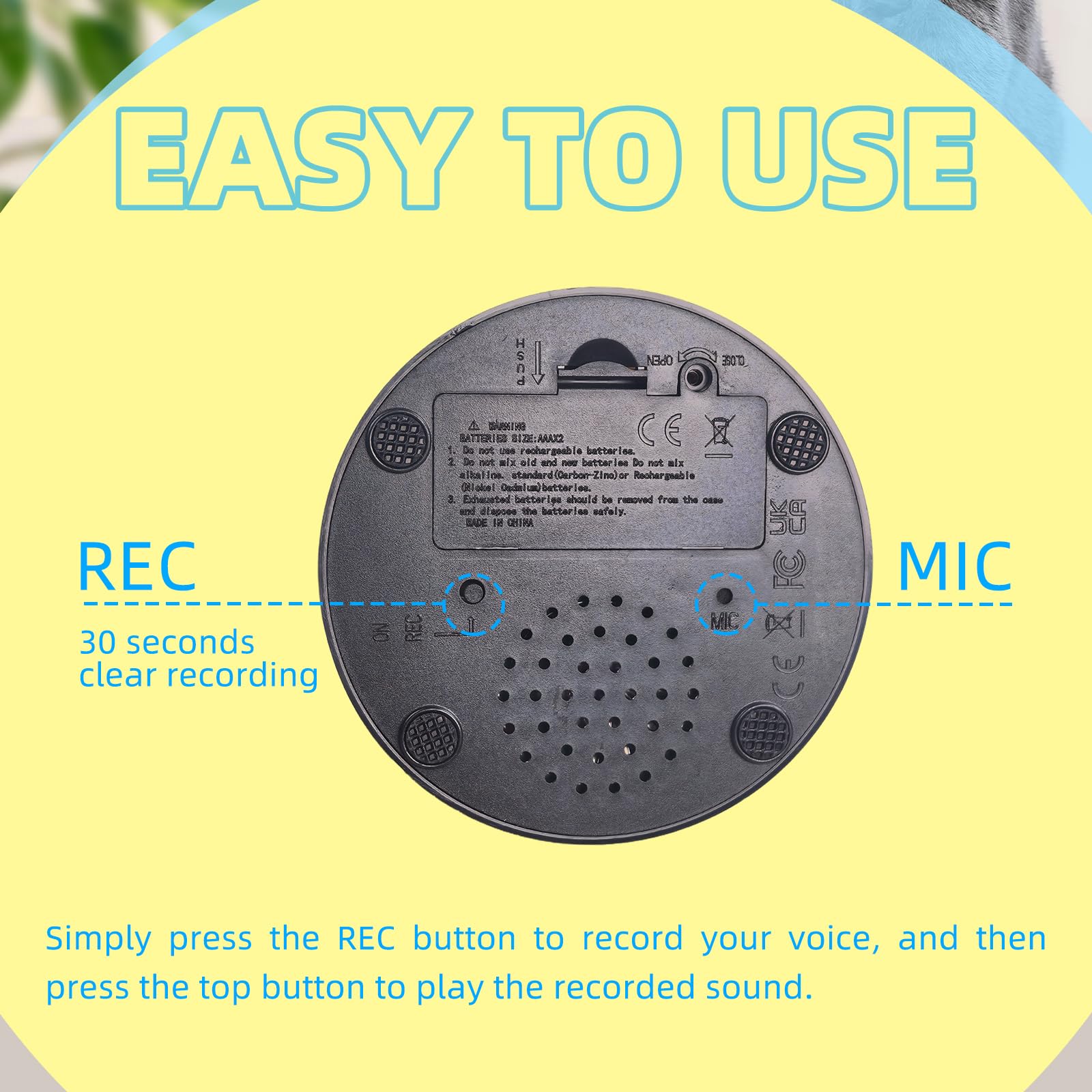 Flylin 6 Packs Recordable Training Buttons - Image 3
