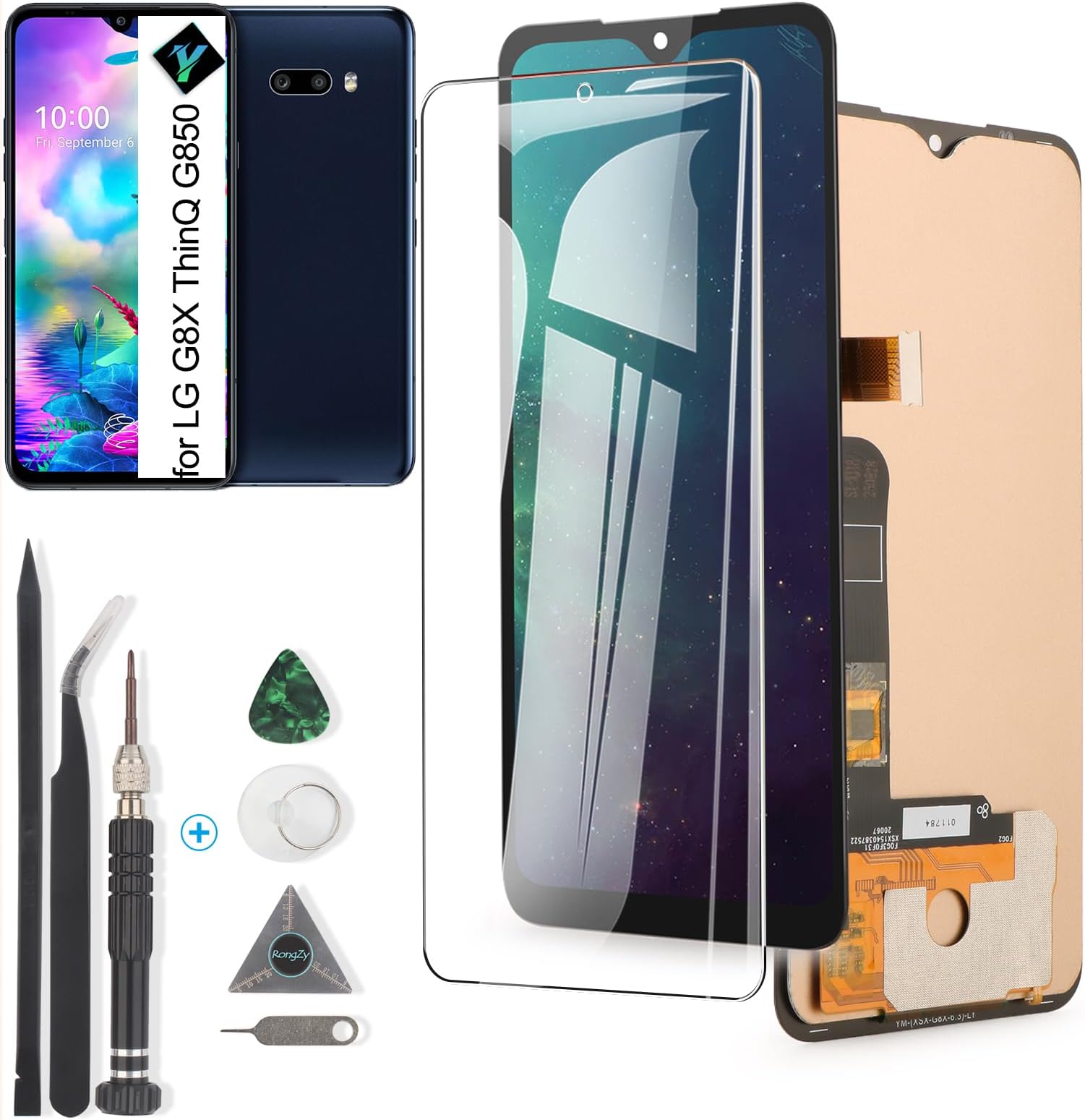 INCELL Display for LG G8X ThinQ G850 Screen Replacement Digitizer Assembly for LG V50S ThinQ 5G LM-V510N LCD Display Replacement with Kit