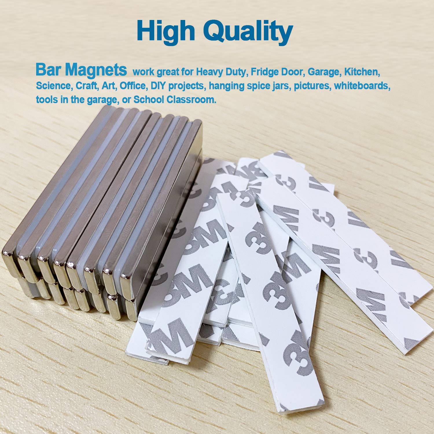 40% оƒƒ Dіѕсоunt UCINNOVATE Neodymium Disc Magnets Strong, 8 Pack Rare Earth Magnets with Adhesive Backing, Powerful Heavy Duty Permanent Magnetic Base for Holding, Tools, Kitchen, Fridge, DIY, Garage(16PCS Strip)