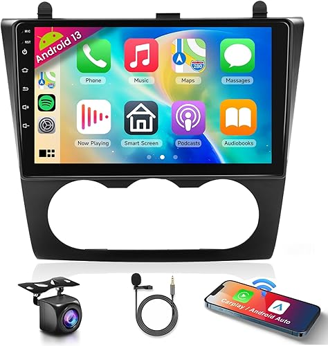 Para Nissan Altima 2008-2012 Android 13 Estéreo de coche 9 pulgadas HD pantalla táctil Radio, inalámbrico CarPlay Android Auto GPS WiFi Bluetooth