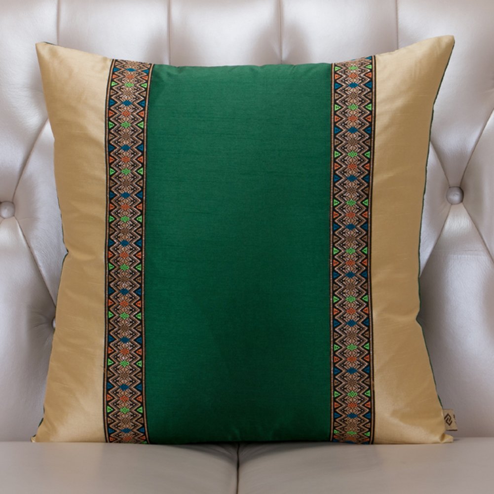 Oreiller style national en coton PP 50x50cm pour decoration de canape version A
