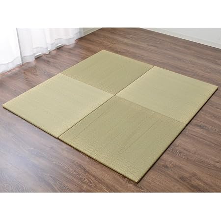 Amazon Co Jp 琉球畳 70 置き畳 日本製 1枚 単品 ユニット畳 縁なし ニューピア 無地 約70 70cm 半畳 正方形 Tatami ジョイントマット プレイマット ベビーマット フロアマット 滑り止め ホーム キッチン
