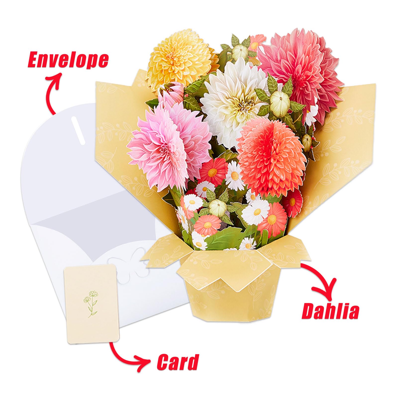 Snapklik.com : YiYou Pop Up Flower Cards, Graduation Cards 3D Paper ...