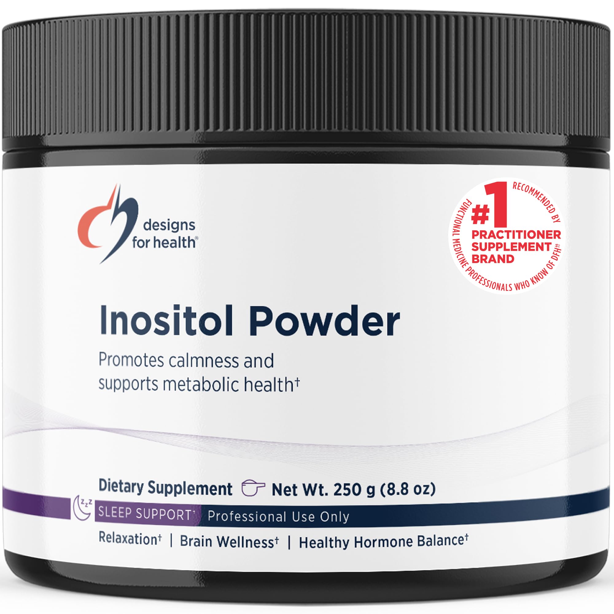 Designs for Health Inositol Powder - Pure 700mg Inositol Supplement to Help Promote Relaxation + Female Hormonal Health