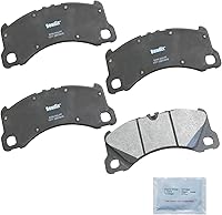 Vista 365 de Pastillas de Freno Delanteras Cerámicas Bendix Priority1 CFC430A para Modelos Selectos INFINITI G35, I30, Nissan 350Z, Altima, Juke, Maxima, Sentra