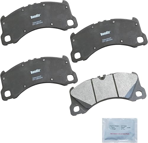 Vista 376 de Bendix Priority1 CFC1035 Pastillas de freno delanteras de cerámica para modelos seleccionados Chevrolet Aveo, Aveo5, Optra, Spark, Spark EV, Pontiac