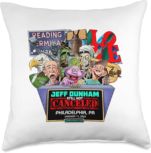 Miniatura 5 de Jeff Dunham Philadelphia, PA (2024) Almohada de tiro