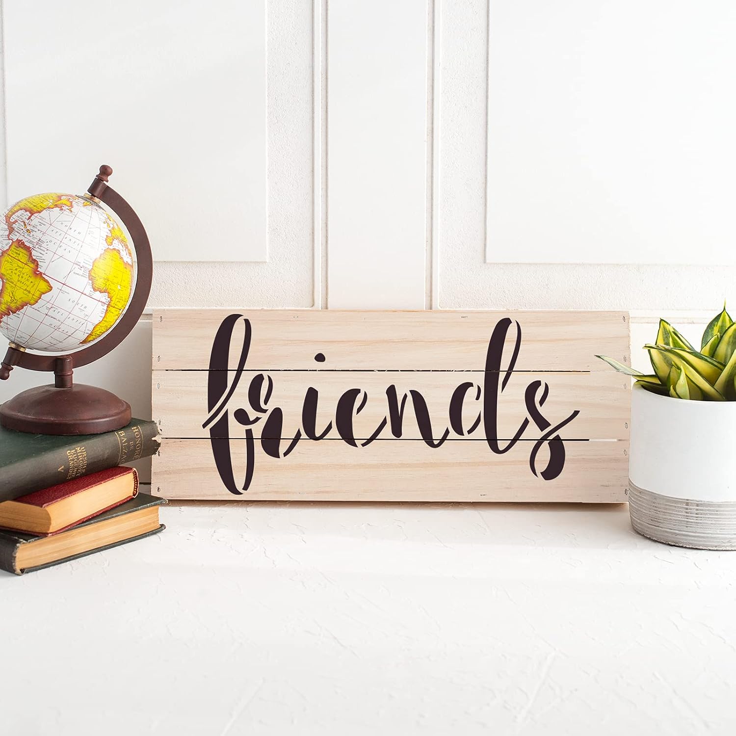 Friends Stencil - Craft Expressive Signs and Quotes Easily, Mylar Friends Stencils