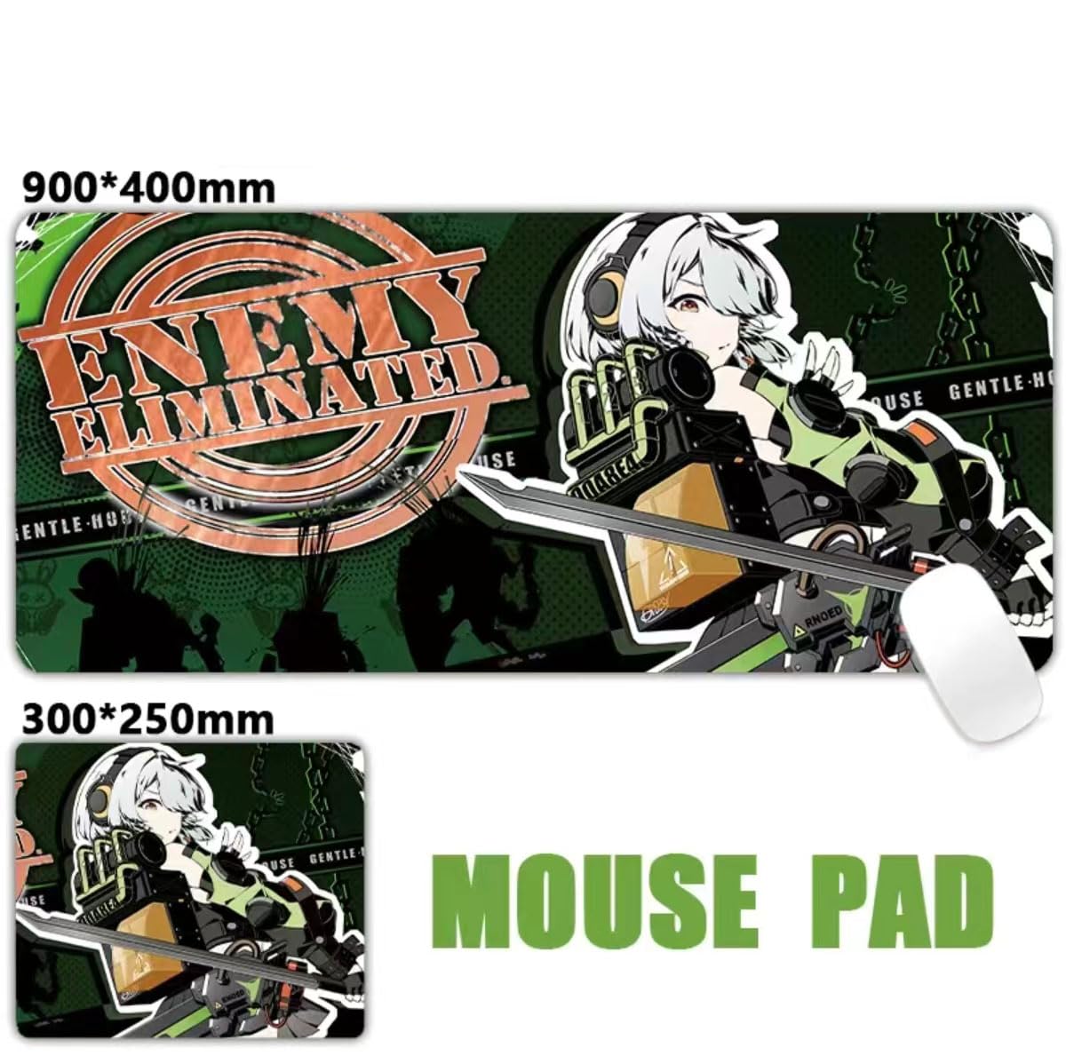 Amazon.co.jp: ゼンレスゾーンゼロ マウスパッド グッズ プレイマット