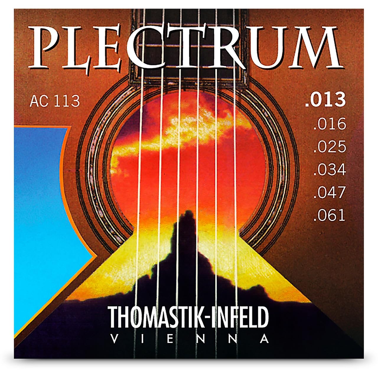 Thomastik Saiten für Akustikgitarre Plectrum Acoustic Series Satz AC111 Light .011-.050 nickelfrei
