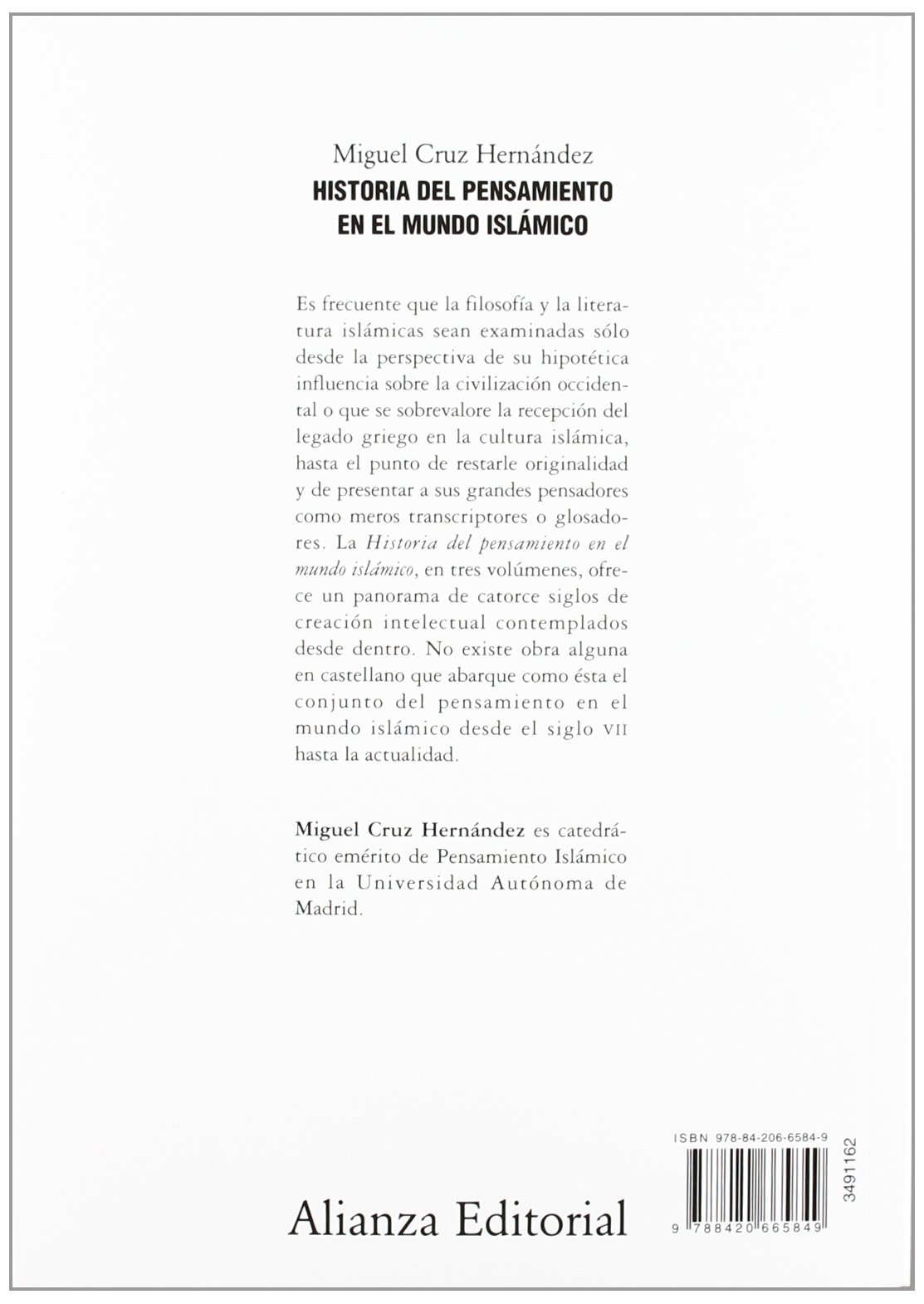 Historia del pensamiento en el mundo islámico, III: El pensamiento islámico desde Ibn Jaldun hasta nuestro días (El libro universitario - Manuales)