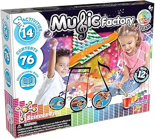 Science4you - Music Factory - 14 Sonic Experiments to Listen and Play - Fun, Education Activity for Kids Ages 6+