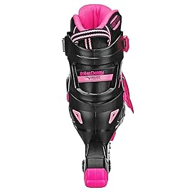 Roller Derby V-Tech 500 Adjustable Performance Inline Skates for Men, Women, Kids, Teens, Large (6-9), Black/Pink