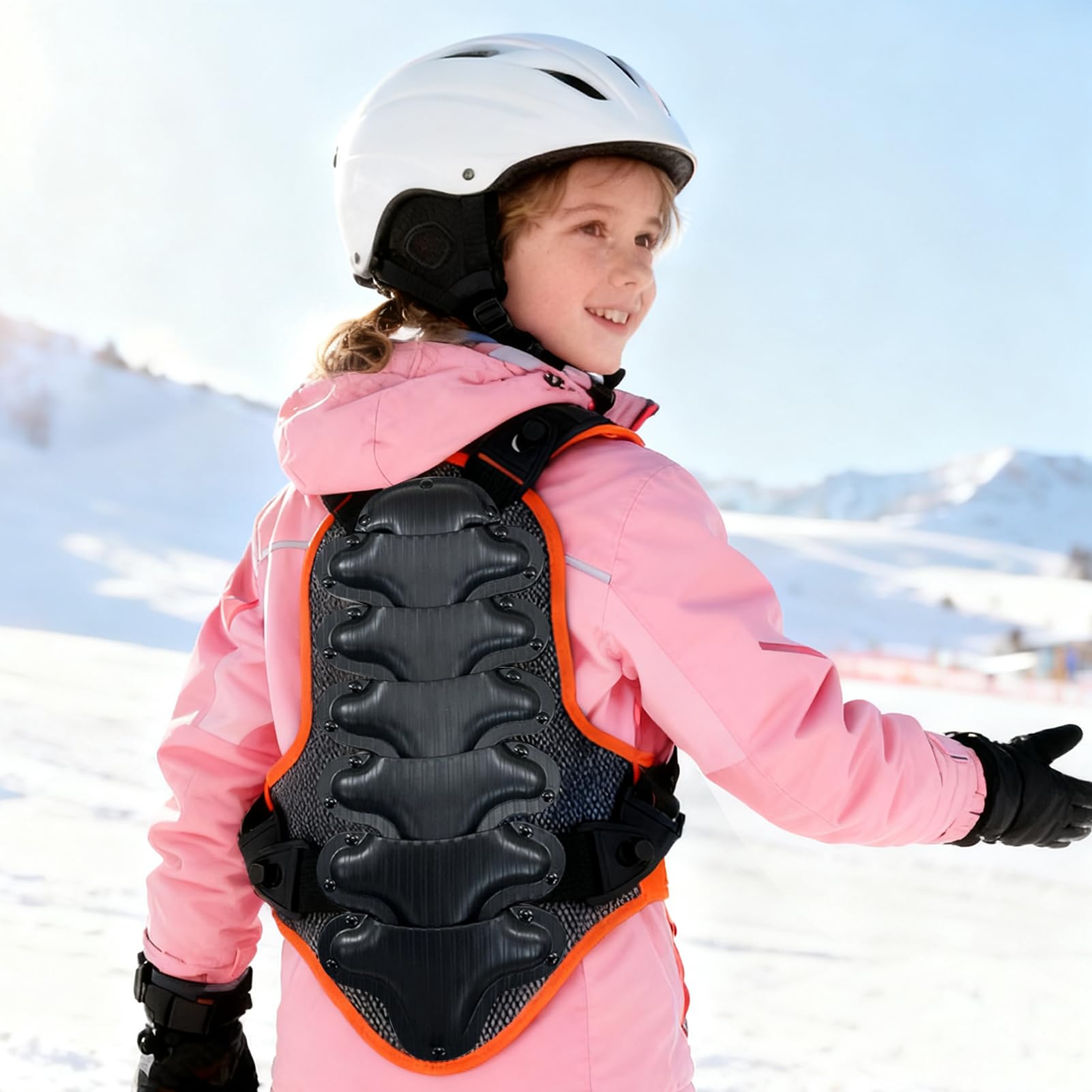 Coussinets pour le patinage | Équipement de soutien dorsal pour le ski, le snowboard, le skateboard, l'équitation, le volley-ball, le football