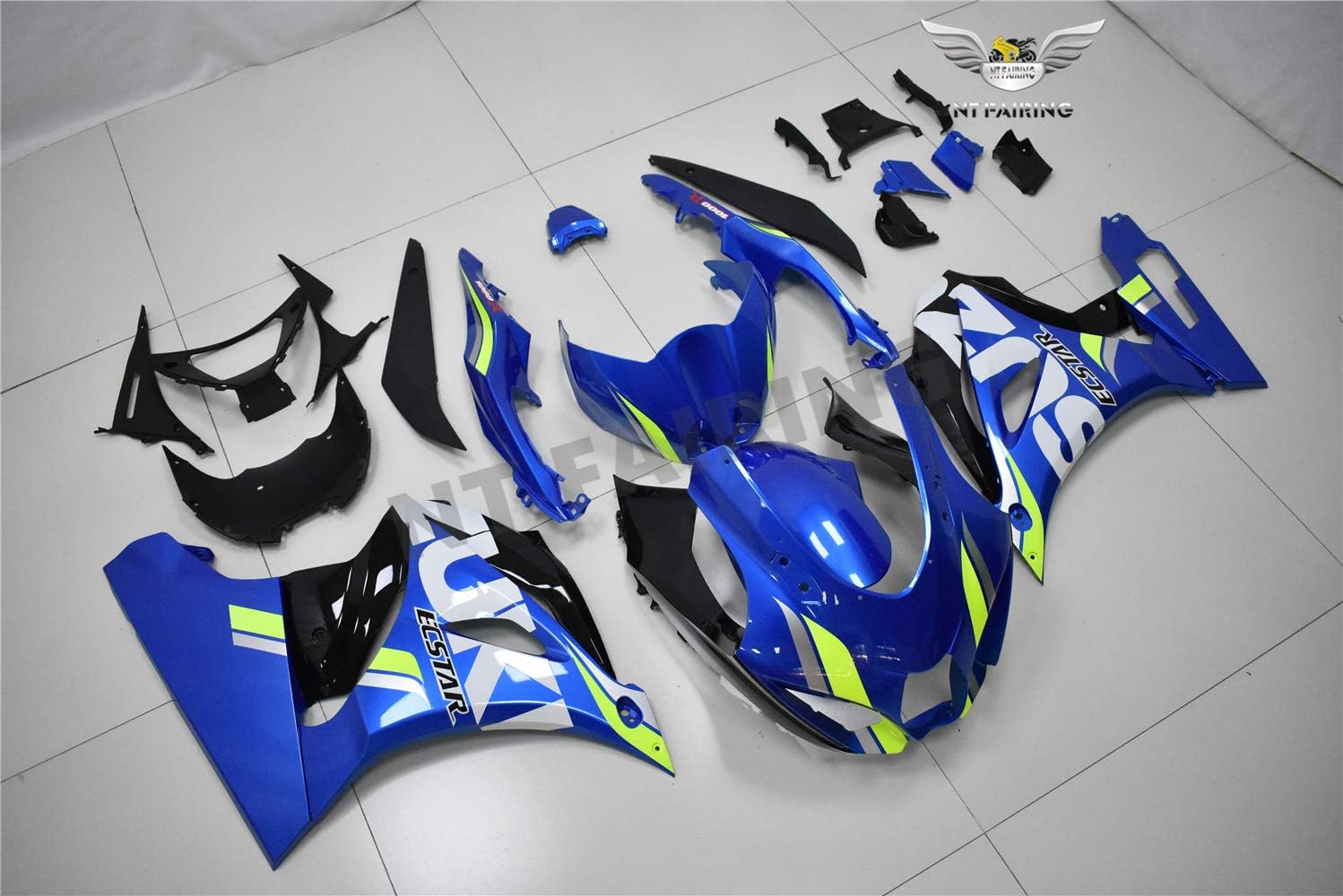 Blue Black Fairing Fit for Suzuki 2017-2021 GSXR 1000 Injection ABS Bodywork New Aftermarket Bodyframe Kit Set 2018 2019 2020 GSX-R1000 YTL08