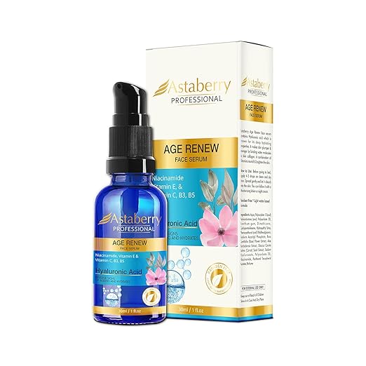 Astaberry Professional Age Renew Face Serum with Hyaluronic Acid 30ml