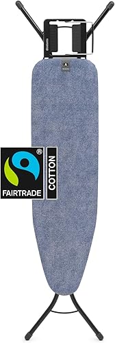 Miniatura 21 de Brabantia - Tabla de planchar C - Soporte extra grande para unidad de vapor - Altura ajustable - Pies de goma antideslizantes - Funda de algodón