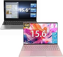 15.6" Laptops Bundle   N95 32GB+512GB Silver and 32GB+1TB Rose Gold - Backlit Keyboard, Fingerprint Reader, FHD Display, Win11 Pro