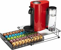Rice rat Nespresso Vertuo kapszulatartó fiók üvegajtóval, 50 kapszulás polc 1