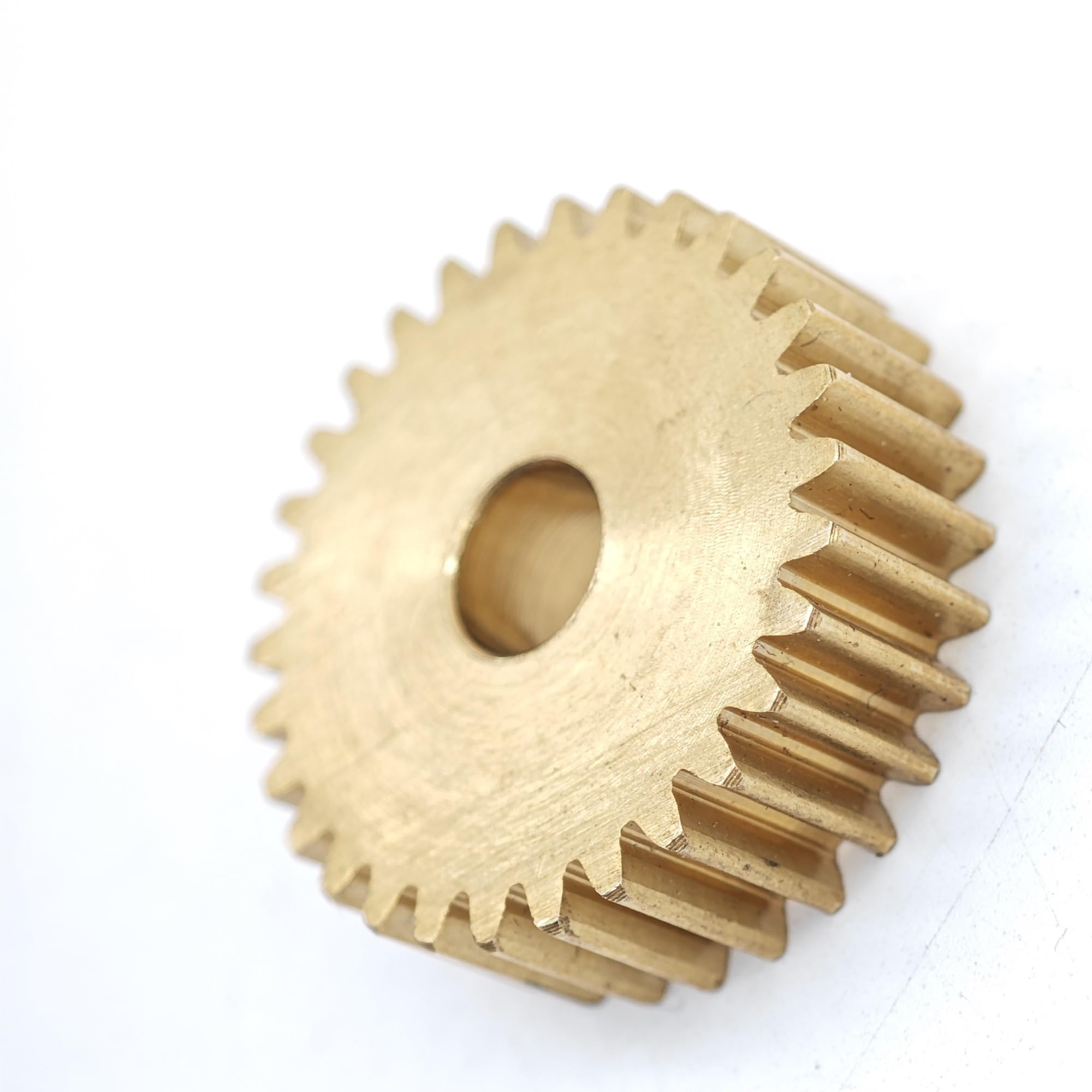 1-częściowa mosiężna zębatka czołowa - moduł 0,5, 72 zęby, średnica 37 mm, grubość 5 mm, do maszyn przemysłowych i majsterkowiczów(12mm bore)
