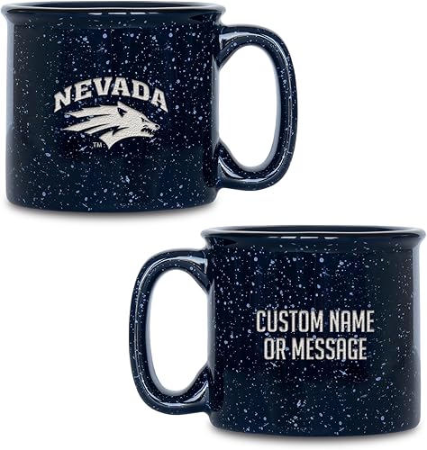Miniatura 55 de Rico Industries NCAA Utah Utes - Taza de café personalizada de 12 onzas con logotipo grabado con láser profundo, taza de cerámica para acampar con