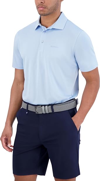 Ben Sherman Men's Solid Air Pique Short Sleeve Sports Fit Polo Top Solid Air Pique Short Sleeve Sports Fit Polo Top (Pack of 1)